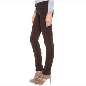 Brown corduroy AG stilt skinny 25